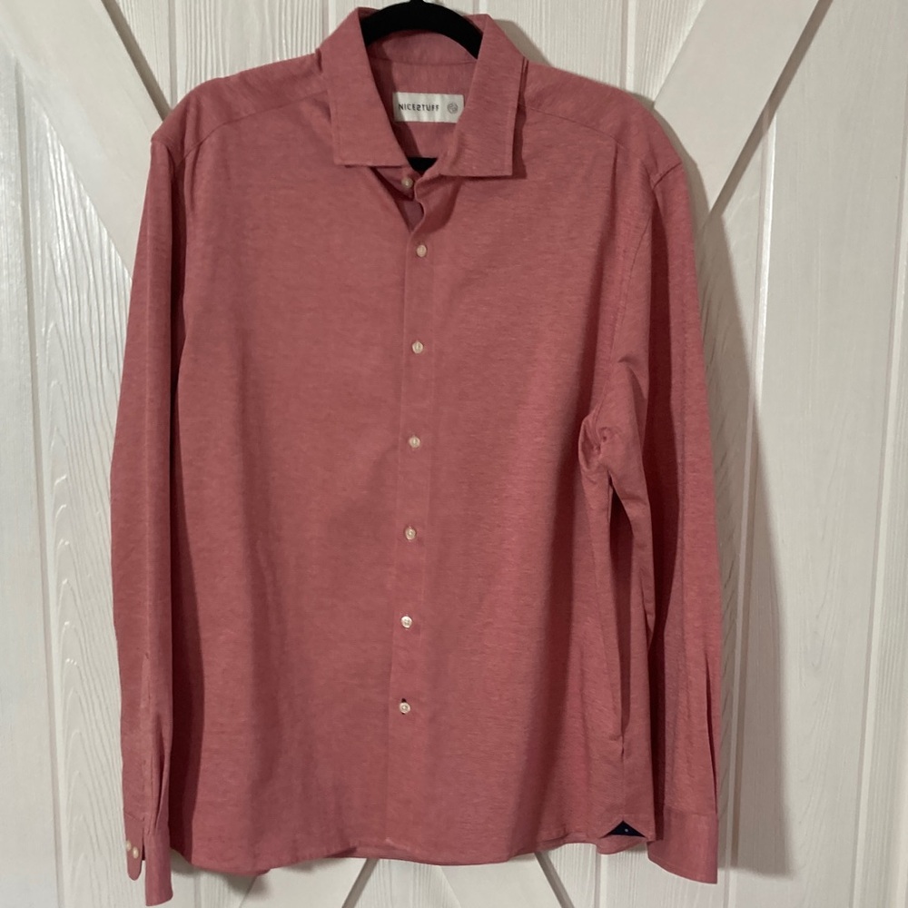 Nicestuff Men's  Button-Up Shirt